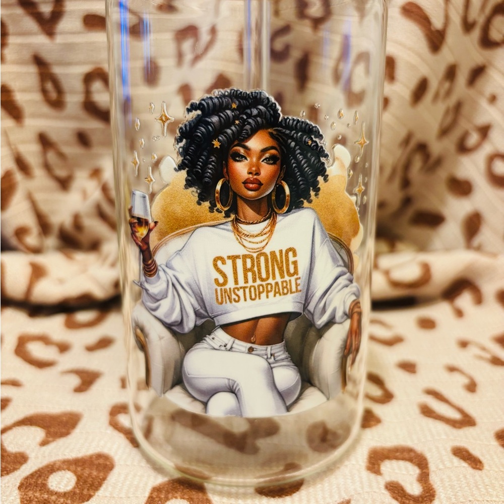 Strong Unstoppable Glass Tumbler